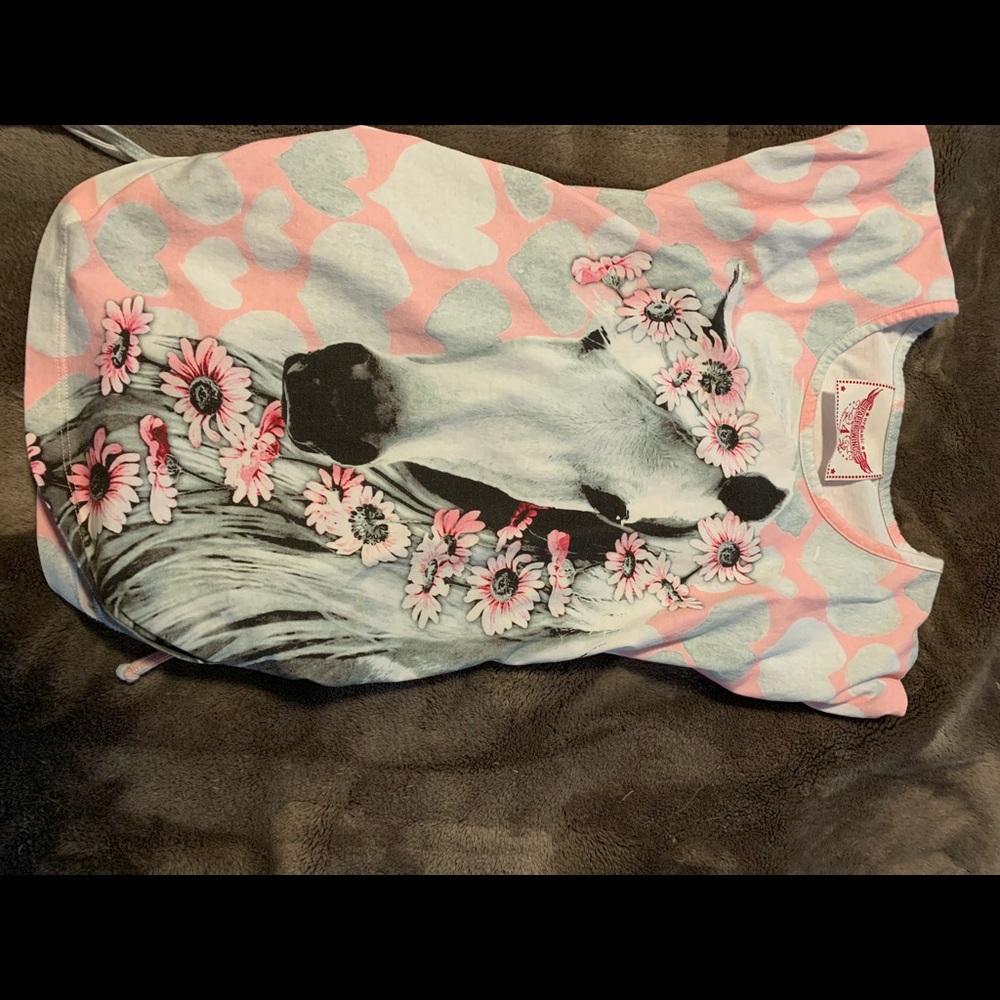 Paper wings horse blossom tee